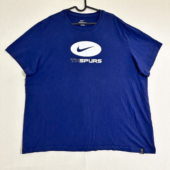 The Nike Tee Spurs Logo 2XLarge Dri-Fit T-Shirt NBA Basketball Blue - Picture 1 of 10